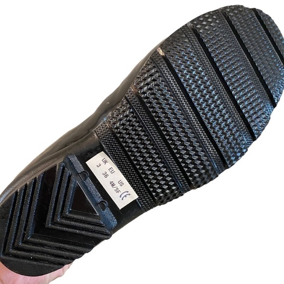 Hunter Orginal Tall Croc Black Rain Boots  Size 5 - Picture 6 of 8